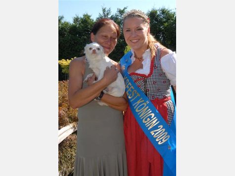Die K&ouml;nigin in der G&auml;rtnerei Klemm