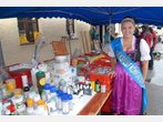 Mühldorfer Volksfestkönigin: Die Königin beim Großviehmarkt