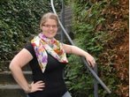 Kandidatin Andrea Schmied beim Laufstegtraining