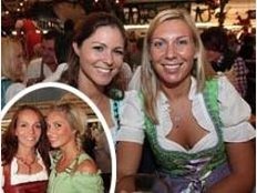Die Party auf dem Volksfest